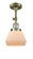 Franklin Restoration LED Semi-Flush Mount in Antique Brass (405|201FABG171LED)