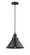 Franklin Restoration One Light Mini Pendant in Matte Black (405|201CSWBKM10BK)
