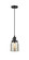 Franklin Restoration LED Mini Pendant in Matte Black (405|201CSWBKG58LED)