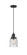 Franklin Restoration One Light Mini Pendant in Matte Black (405|201CSWBKG54)