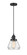 Franklin Restoration One Light Mini Pendant in Matte Black (405|201CSWBKG172)