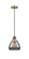 Franklin Restoration One Light Mini Pendant in Brushed Brass (405|201CSWBBG173)