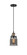 Franklin Restoration One Light Mini Pendant in Black Antique Brass (405|201CSWBABG53)