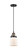 Franklin Restoration One Light Mini Pendant in Black Antique Brass (405|201CSWBABG51)