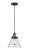Franklin Restoration One Light Mini Pendant in Black Antique Brass (405|201CSWBABG44)