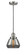 Franklin Restoration LED Mini Pendant in Brushed Satin Nickel (405|201CSNG173LED)