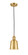 Franklin Restoration One Light Mini Pendant in Satin Gold (405|201CSGM9SG)