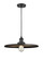 Franklin Restoration One Light Mini Pendant in Matte Black (405|201CBKMFRBK16)