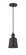 Franklin Restoration One Light Mini Pendant in Matte Black (405|201CBKM9BK)