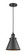Franklin Restoration One Light Mini Pendant in Matte Black (405|201CBKM13BK)