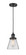 Franklin Restoration LED Mini Pendant in Matte Black (405|201CBKG62LED)