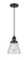 Franklin Restoration One Light Mini Pendant in Matte Black (405|201CBKG62)