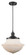 Franklin Restoration LED Mini Pendant in Matte Black (405|201CBKG541LED)