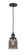 Franklin Restoration One Light Mini Pendant in Matte Black (405|201CBKG53)