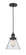 Franklin Restoration LED Mini Pendant in Matte Black (405|201CBKG44LED)