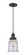 Franklin Restoration One Light Mini Pendant in Matte Black (405|201CBKG184)
