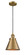 Franklin Restoration LED Mini Pendant in Brushed Brass (405|201CBBM13BBLED)
