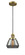 Franklin Restoration One Light Mini Pendant in Brushed Brass (405|201CBBG173)