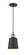 Franklin Restoration One Light Mini Pendant in Black Antique Brass (405|201CBABM9BK)