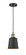 Franklin Restoration LED Mini Pendant in Black Antique Brass (405|201CBABM9ABLED)