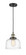 Franklin Restoration One Light Mini Pendant in Black Antique Brass (405|201CBABG713)