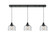 Edison Three Light Pendant in Matte Black (405|123BK10BW1HBKG74)