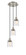 Franklin Restoration Three Light Pendant in Brushed Satin Nickel (405|113F3PSNG513)