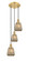 Franklin Restoration Three Light Pendant in Satin Gold (405|113F3PSGG146)