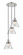Franklin Restoration Three Light Pendant in Polished Nickel (405|113F3PPNG44)