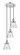 Franklin Restoration Three Light Pendant in Polished Chrome (405|113F3PPCG64)