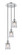 Franklin Restoration Three Light Pendant in Polished Chrome (405|113F3PPCG184S)