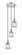 Franklin Restoration Three Light Pendant in Polished Chrome (405|113F3PPCG182S)