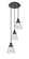 Franklin Restoration Three Light Pendant in Matte Black (405|113F3PBKG62)