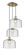 Franklin Restoration Three Light Pendant in Antique Brass (405|113F3PABG74L)