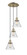 Franklin Restoration Three Light Pendant in Antique Brass (405|113F3PABG44)