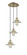 Franklin Restoration Three Light Pendant in Antique Brass (405|113F3PABG2)