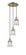 Franklin Restoration Three Light Pendant in Antique Brass (405|113F3PABG184S)