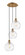 Ballston Three Light Pendant in Brushed Brass (405|113B3PBBG12158)