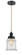 Edison One Light Mini Pendant in Matte Black (405|100BK10RE1HBKG184)