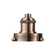 Franklin Restoration Socket Cover in Antique Copper (405|001HAC)