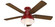 Mill Valley 52''Ceiling Fan in Barn Red (47|59312)
