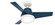 Valda 36''Ceiling Fan in Indigo Blue (47|51838)