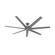 Downtown 72''Ceiling Fan in Matte Silver (47|51591)