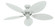 Bayview 54'' Ceiling Fan in White (47|50474)