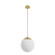 Hepburn One Light Pendant in Modern Brass (47|19847)