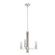 Gatz Three Light Chandelier in Brushed Nickel (47|19782)