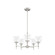 Xidane Five Light Chandelier in Brushed Nickel (47|19742)