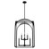 Dukestown Eight Light Pendant in Natural Black Iron (47|19736)