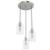 Lochemeade Three Light Pendant in Brushed Nickel (47|19718)