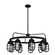 Starklake Nine Light Chandelier in Natural Black Iron (47|19663)